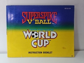 Superspike V'Ball World Cup Soccer Volley  Instruction Manual Only Nintendo NES
