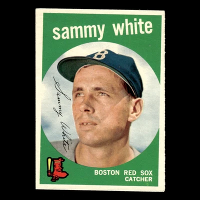 Sammy White #486 1959 Topps Boston Red Sox Baseball Card MLB EX - Image 1 of 3