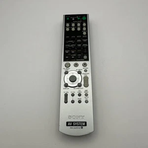 Sistema AV Sony RM-AAP012 original OEM control remoto plateado con baterías - Imagen 1 de 1