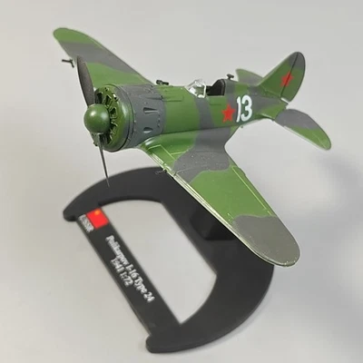 Modello Militare Diecast 1:72 WW2 USSR Polikarpov I-16 Type 24 Caccia Collezione - Immagine 1 di 4