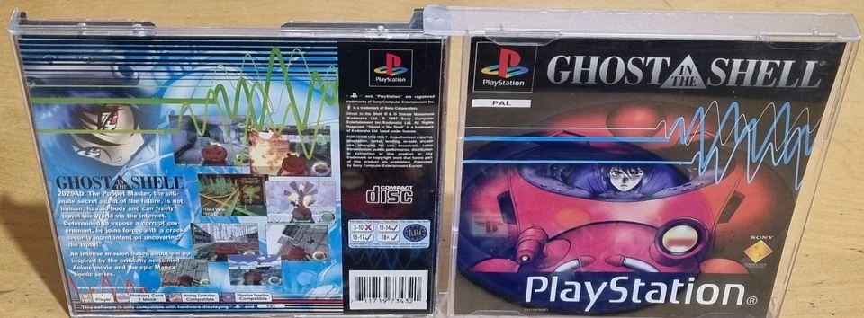 Ghost In The Shell for Sony PS1 Playstation 1 Rare & Complete In   PAL UKV - Image 1 of 1