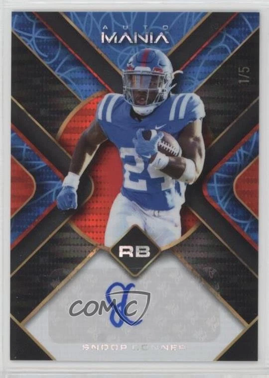2022 Mania Triangle Scribbles Blue Pulsar /5 Snoop Conner Rookie Auto RC - Image 1 of 2