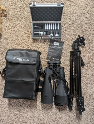 ZHUMELL SPORT OPTICS 20 x 80 BINOCULARS WITH CASE - Image 1 of 4