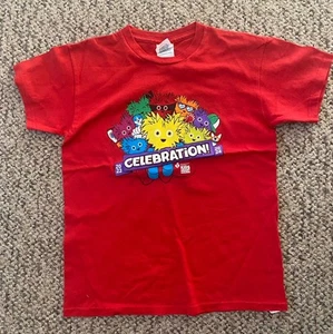 Lightly Worn Size M Red Kids Heart Challenge T-shirt 2023–24 American Heart Assc - Picture 1 of 4