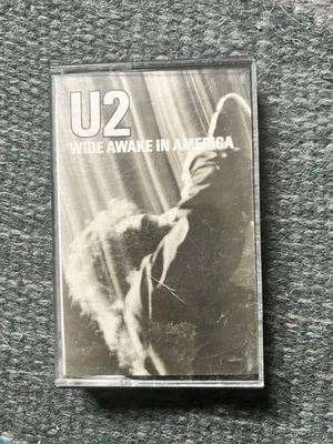 U2 WIDE AWAKE IN AMERICA Cassette Tape Island Records - Image 1 of 4