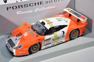 PORSCHE 911 GT1 RACING COLLECTION SCALA 1/18 UT MODELS DIE CAST COLLARD/BALDI - Immagine 1 di 4