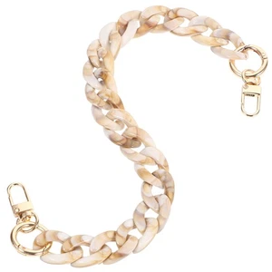 Acrylic Bag Chain Strap Handbag Chain Strap Replacement Purse Shoulder Bag Strap - Picture 1 of 12