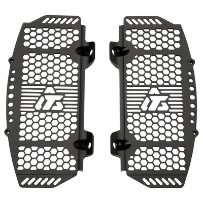Protetores de radiador Tusk Billet preto para HUSQVARNA TX 300i 2020-2022 - Imagem 1 de 4