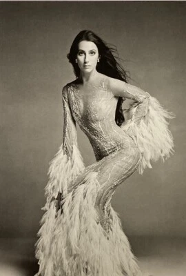 CHER Nueva York 1974 Richard Avedon 2008 impresión vintage museo alfombrilla montaje 16x20 Foto 1 de 4