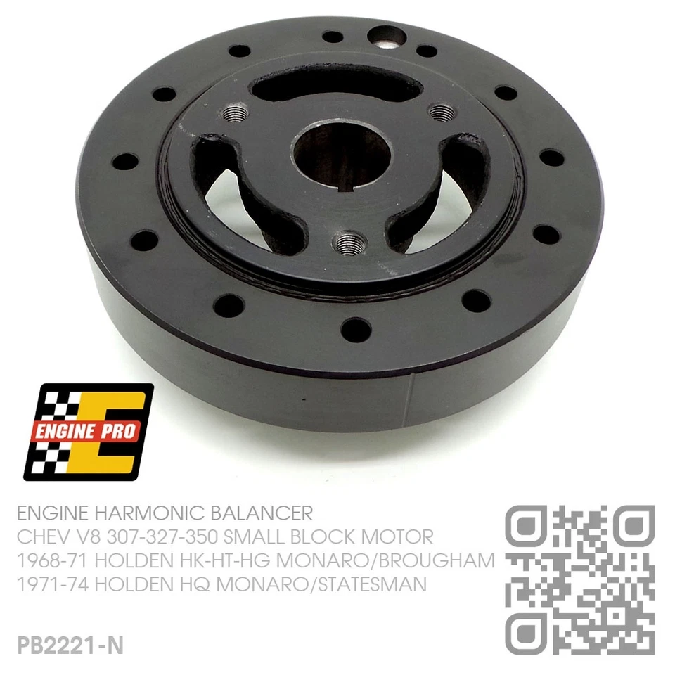 Engine Pro Harmonic Balancer 7" Chevrolet SB 283 307 327 350 V8 Holden HG HQ