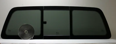 Fits: 1997-2003 Ford F150 Back Glass Rear Manual Sliding Window + Butly Tape - Imagem 1 de 4