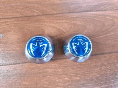 Tapa central de rueda azul genuino x2 TOYOTA MR2 Spyder MR-S ZZW30 MIDSHIP RUNABOUT Foto 1 de 4