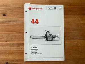 OEM HUSQVARNA Chainsaw IPL Illustrated Spare Parts List Diagram Manual 44 - Picture 1 of 2