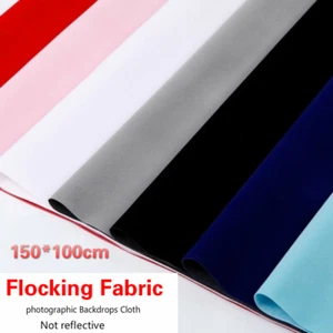 DIY Photographic Backdrops Fabric Flocking Cloth Material Studio Background New - Picture 1 of 21