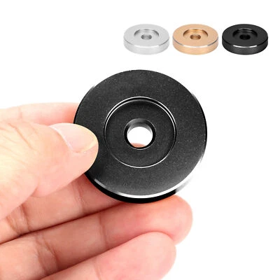 Aluminum Vinyl Black Record Clamp Turntable Adapter 45RPM For Big Hole Records - Image 1 of 4