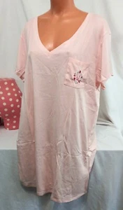 Victorias Secret V NECK BOYFRIEND Sleepshirt Night Gown Pajama NWT XL - Picture 1 of 3
