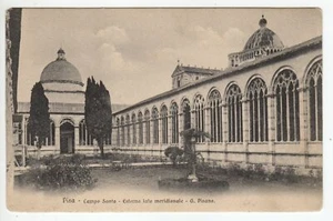 Cartolina epoca. Pisa, Campo Santo, esterna lato meridionale. N.V. - Imagen 1 de 3