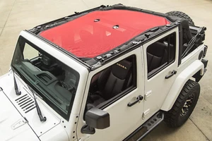 Eclipse Sun Shade Red for Jeep Wrangler JK 4 Door 07-18 13579.25 Rugged Ridge - Picture 1 of 1