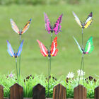  12 pièces décoration de cour pieux libellule jardin papillon artisanat coloré plante