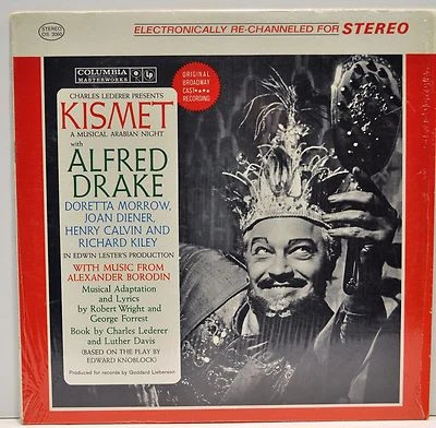 KISMET, ORIGINAL BROADWAY CAST RECORDING - Alfred Drake   Columbia OS2060 - Image 1 of 4
