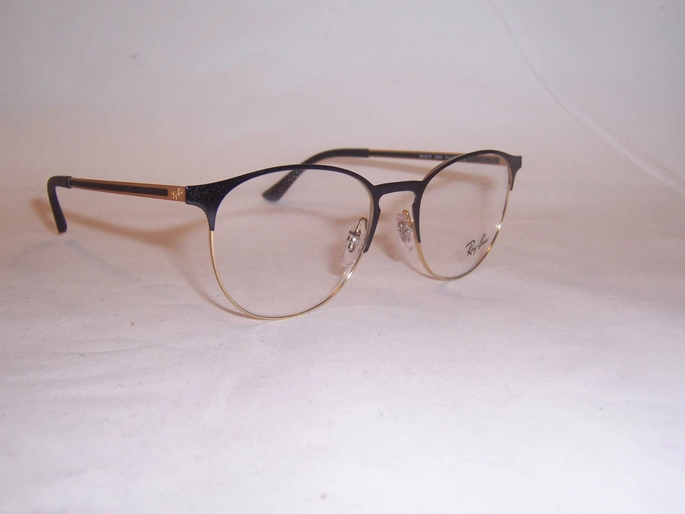 Ray Ban 0rx6375 Eyeglasses Gold Top in Black 2890 Size 51mm