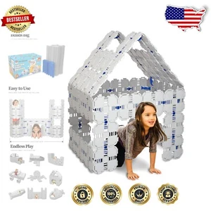 Jumbo Building Blocks Set - 90 Pieces for Creative Forts | Safe & Durable Design - Picture 1 of 9