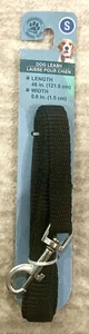 One SMALL Dog Leash (48"long x .6"wide) Black- made by Greenbrier Kennel Club - Picture 1 of 2