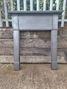 Original Antique Victorian Edwardian cast iron fireplace CAST IRON FIRE SURROUND - Picture 1 of 10