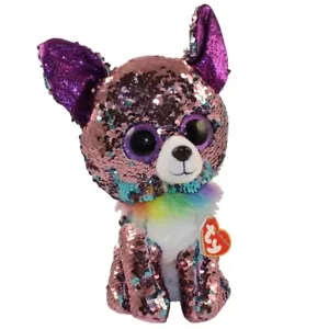 TY Flippables Sequin Plush - YAPPY the Chihuahua Dog (Medium - 10 inch) MWMTs - Picture 1 of 1