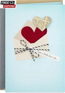 Hallmark Love Card (Heart in Envelope) for Mother'S Day, Anniversary, Romantic B - Picture 1 of 6