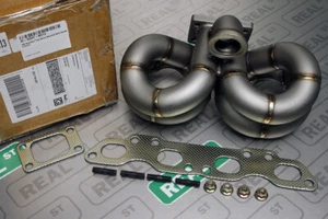 ISR RamHorn Top Mount T3 Turbo Manifold MVR SCH40 for 240sx S13 S14 SR20DET - Picture 1 of 9