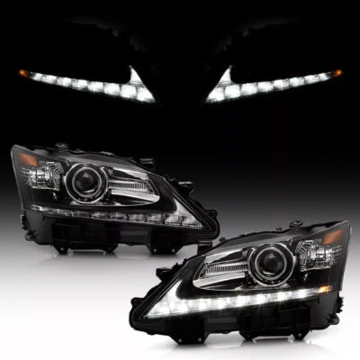 HID w/o AFS LED DRL Projector Headlight L + R For 2013-15 Lexus GS350 GS450h NEW - Image 1 of 4