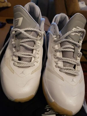 Jordan CP3 VII Men's Basketball Shoes 684855-407 /White/Silver Sz 6y US - Изображение 1 из 4