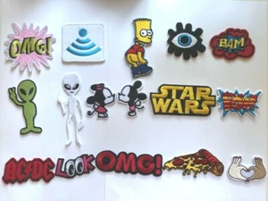 DIY Embroidery Patches Sew On Iron On Badge Applique Bag Craft patch - Picture 1 of 15