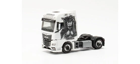 Herpa 315722 - 1/87 MAN TGX GX Tractor Unit 'Lagoudakis 6 / Medusa' (Bavaria) - Image 1 of 1