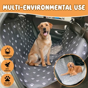 Coprisedile per Cani Animali Domestici per Camion Suv Auto Schienale Protezione Amaca Tappetino Impermeabile - Foto 1 di 12