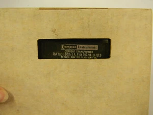 New Crompton Instruments Current Transformer 797-941U-TELS  1600:5A  C1 - Picture 1 of 3