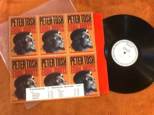 peter tosh equal rights pc34670 PROMO reggae 1977 robbie and sly bob marley lp! - Picture 1 of 11