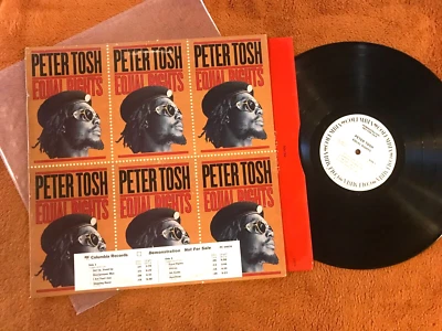 peter tosh equal rights pc34670 PROMO reggae 1977 robbie and sly bob marley lp! - Image 1 of 4
