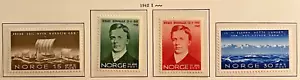 Norway WWII MNH Stamps Rikard Nordraak Series Complete Year 1942 - Picture 1 of 1