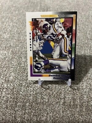 1992 Wild Card Football #63 Herschel Walker - Image 1 of 2