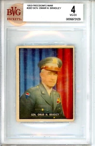 1950 Guerra della libertà - n. 202 - generale Omar N Bradley - BVG 4 LZ700024 - Foto 1 di 2