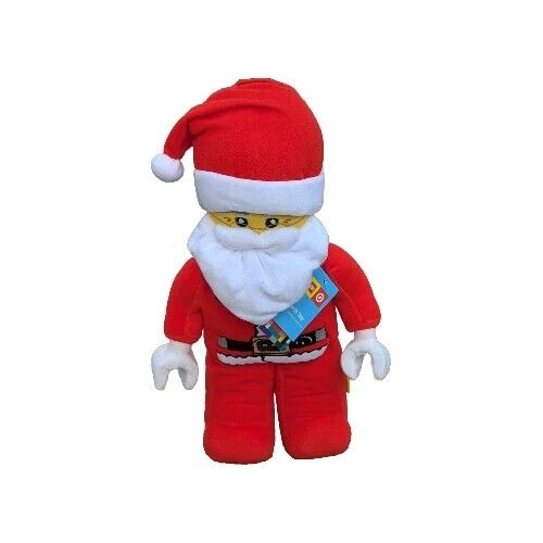 Плюшевая игрушка LEGO Santa 14 дюймов 2021 Target рождественский эксклюзив праздничная коллекционная НОВАЯ - Изображение 1 из 4