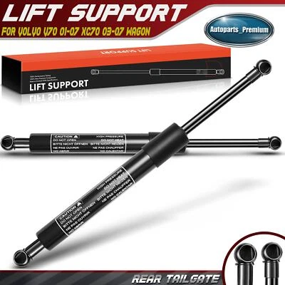2x Soportes de elevación de puerta trasera amortiguadores puntales para Volvo V70 2001-2007 XC70 03-07 Foto 1 de 4