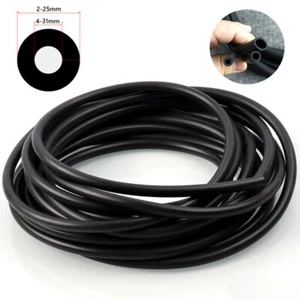 Tubo de humos de goma blanda negro manguera NBR gasolina aceite diésel aire tubería de línea de agua - Imagen 1 de 6