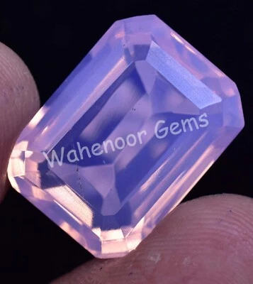 Natural Pink Opal 19.50 Ct Emerald Certified Unheated Welo Australian Gemstone - Image 1 of 4