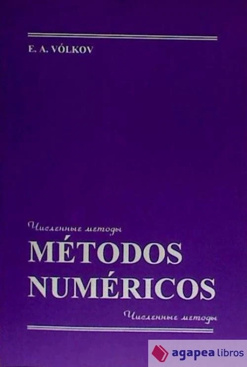 Métodos numéricos. NUEVO. ENVÍO URGENTE (Librería Agapea) - Imagen 1 de 1