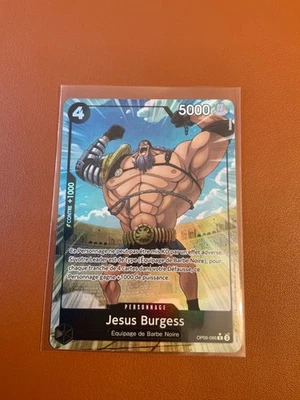 Carte ONE PIECE JESUS BURGESS OP09-86 VERSION FRANCAISE RARE ALTERNATIVE - Photo 1/2