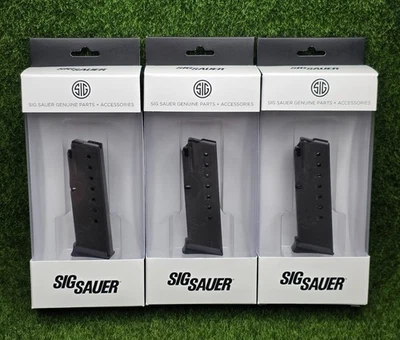 LOT (3) Sig Sauer P239 9mm Luger OEM Magazine 8 Rounds, Steel #MAG-239-9-8 - Image 1 of 4