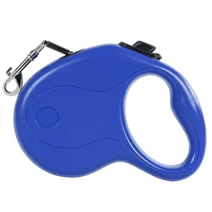 Correa retráctil para perros 16 pies resistente correa para caminar mascotas mango antideslizante - azul - Imagen 1 de 8